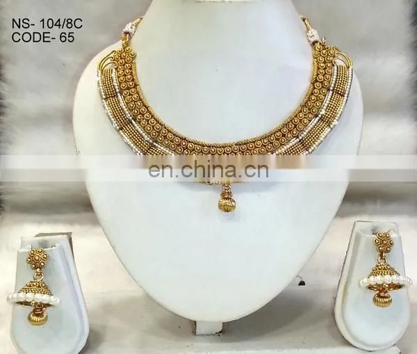 traditional jewelery necklace manufacturer, choker jewellery necklace exporter