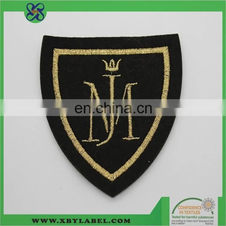 custom embroidery patch with iron on backing