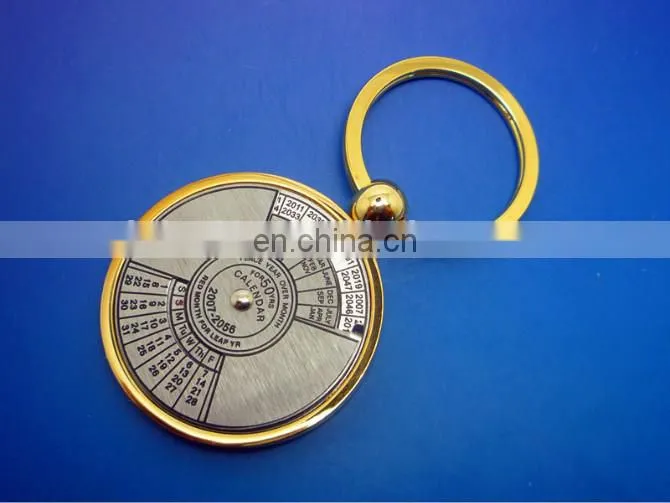 custom perpetual calendar keychain