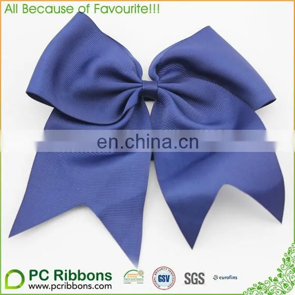 Plain navy bule 8'' super big cheer bow