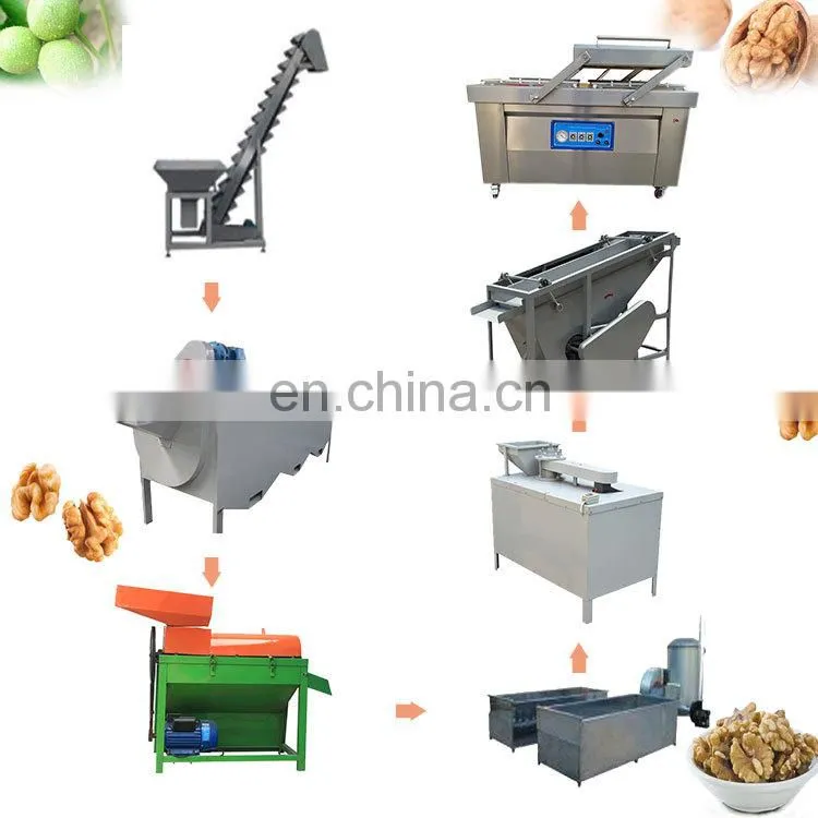walnut shell broken machine pecan cracking machines commercial walnut sheller