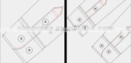 High standard Full Automatic Shirt sleeve placket attaching setter Machine for famous garments