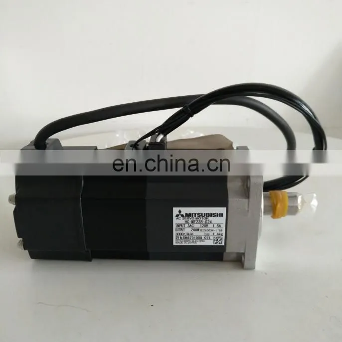 200W Mitsubishi 3 Phase AC Servo Motor CNC Machine HC-MF23B-S24