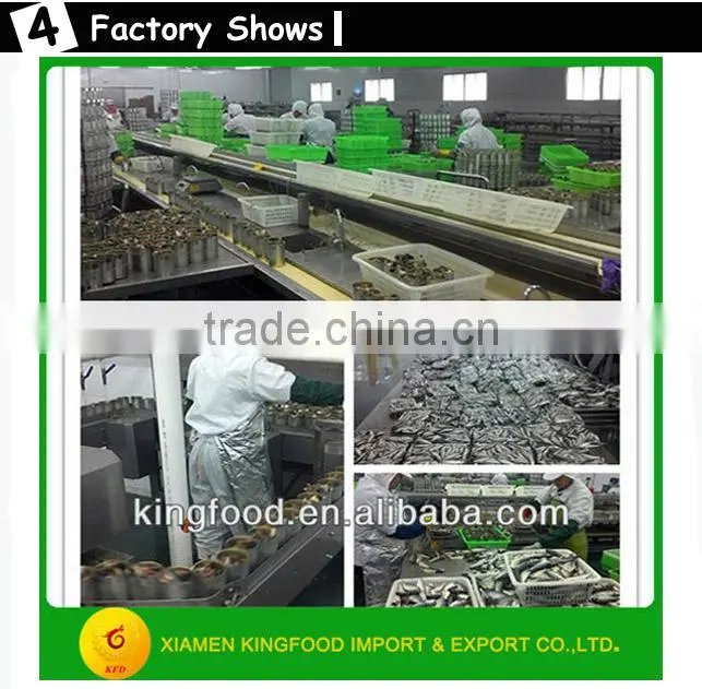 best selling canned fish canned sardine in oil, fast shipping available