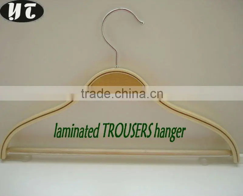 AT68 laminated wooden dress hanger