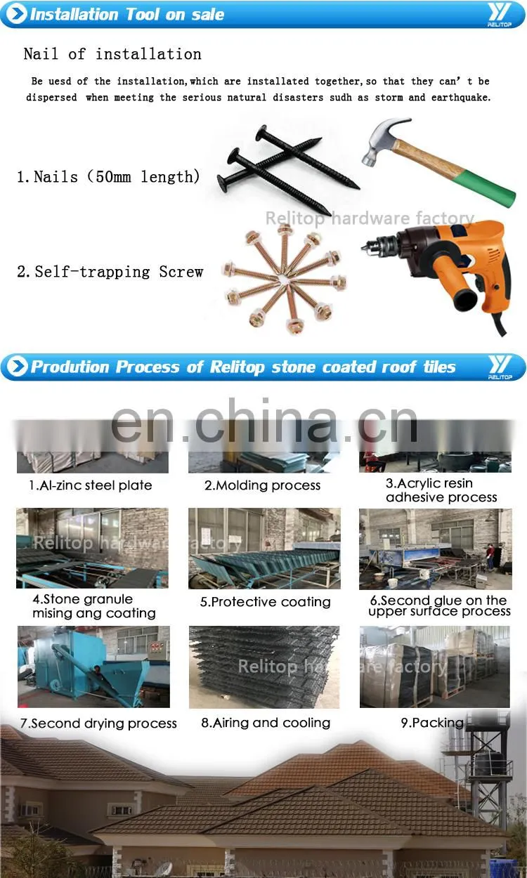 Relitop Barrel Roofing Ridge Tile Stone Coated Zinc Steel Metal Roof Accessories Anti Rust Barrel Ridge