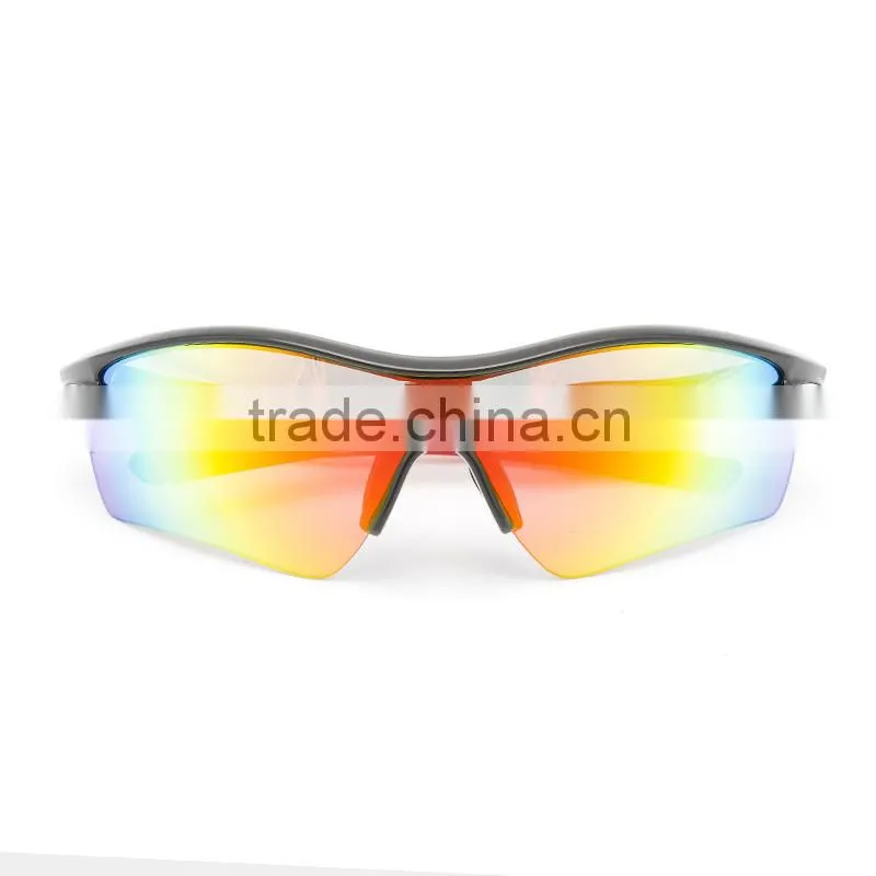 5 Color frame optional sports sunglasses anti impact cycling race sunglasses