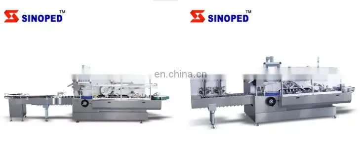 High class automatic vertical carton packing machine Vertical Automatic Round Bottle Small Box Packing Machine Cartoning Machine