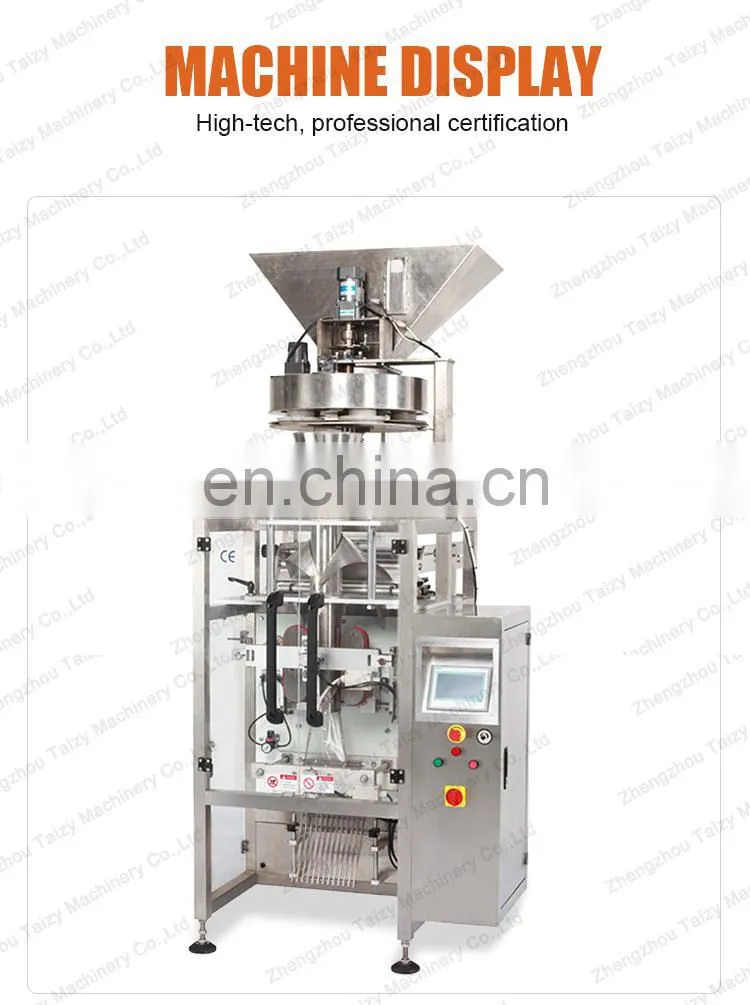 Multifunctional Fully automatic potato plantain chips French fries biscuit pouch packing machine 1g 1000g 2000g 3000g