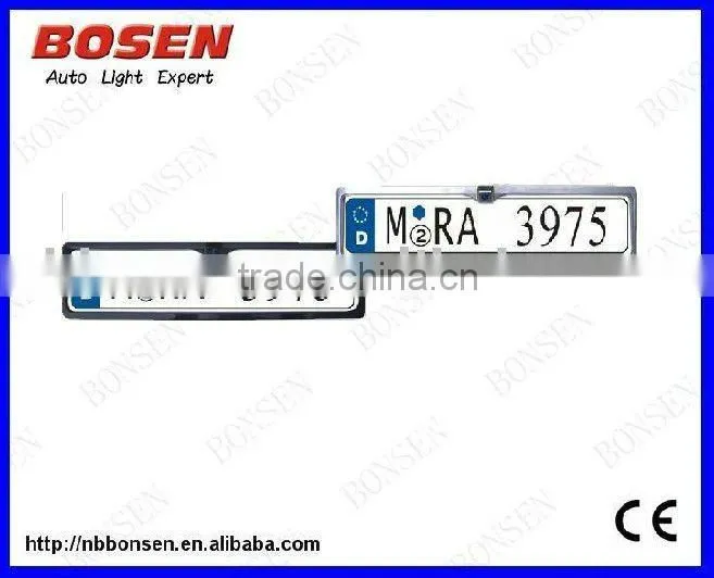 EU Cars License Plate Frame Reverse Camera