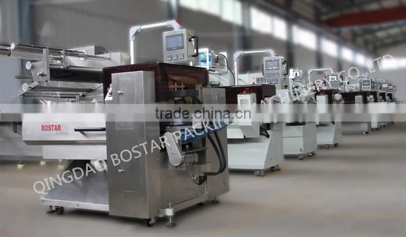 BOS720 All-Stainless Steel Sea Food Automatic Horizontal Pillow Pack Packing Machine with CE