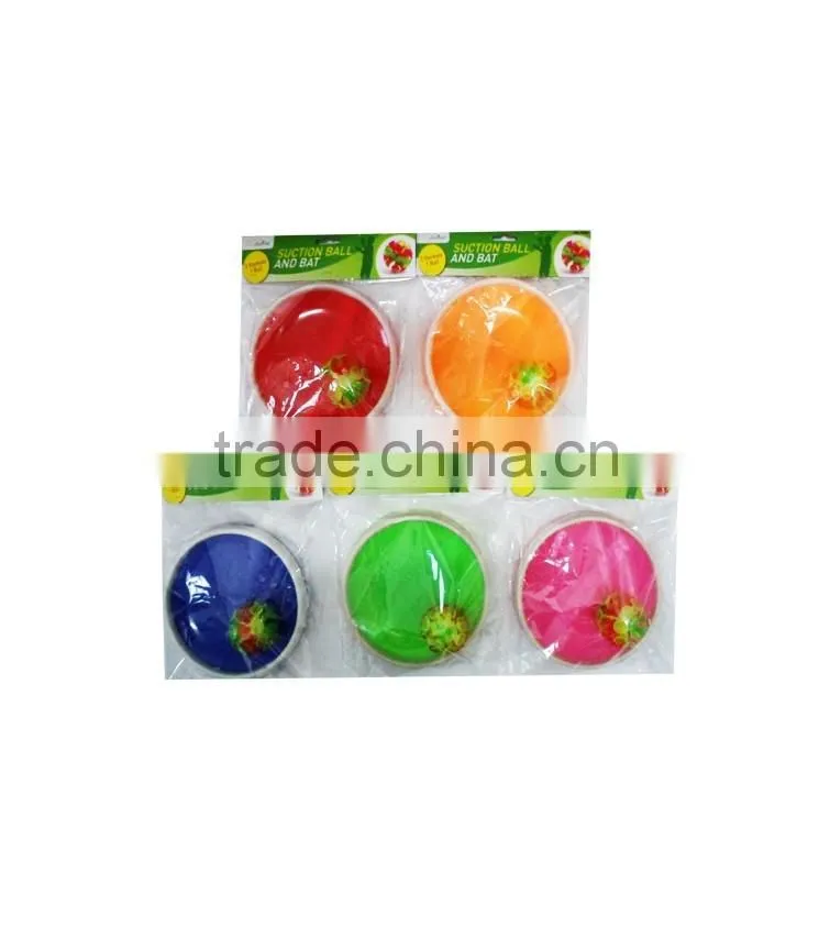 Plastic Catch Ball Games Set with Suction Ball and Bats