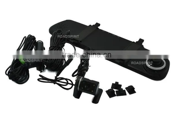 Dual lens Car camera recorder with GPS Gsensor 1080P HD