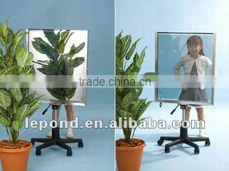 half round two way mirror glass/salon silver mirror sheet