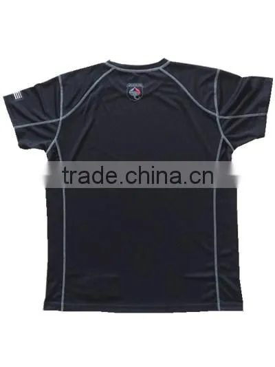 Factory wholesale cheap cut and sewen custom design casual mens tshirt