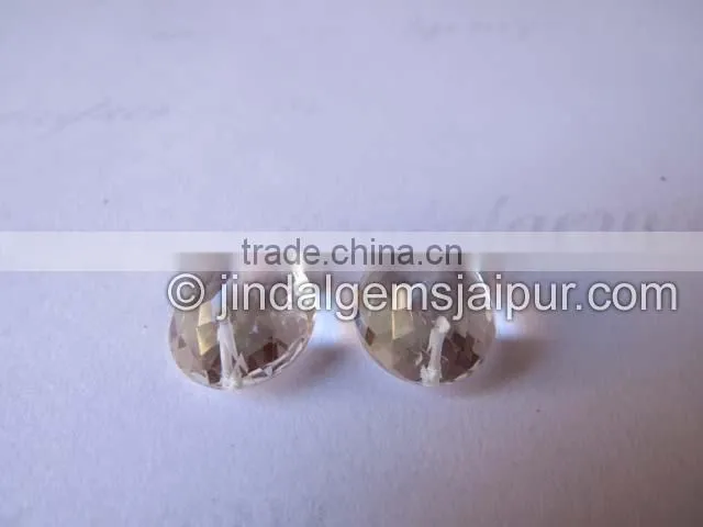 Best Quality Loose Gemstone Crystal cut oval drilled front to back 14x17 MM