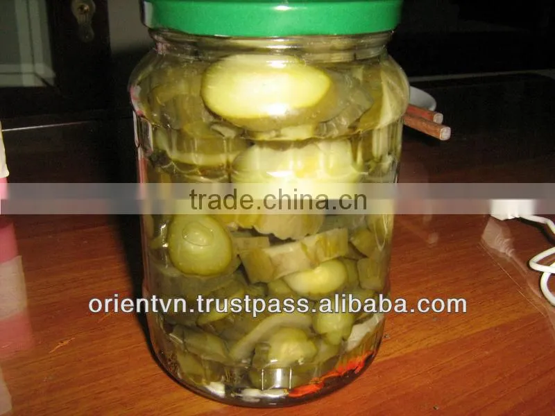 Pickled Cucumber in 370ml, 540ml, 720ml, 1500ml glass jar