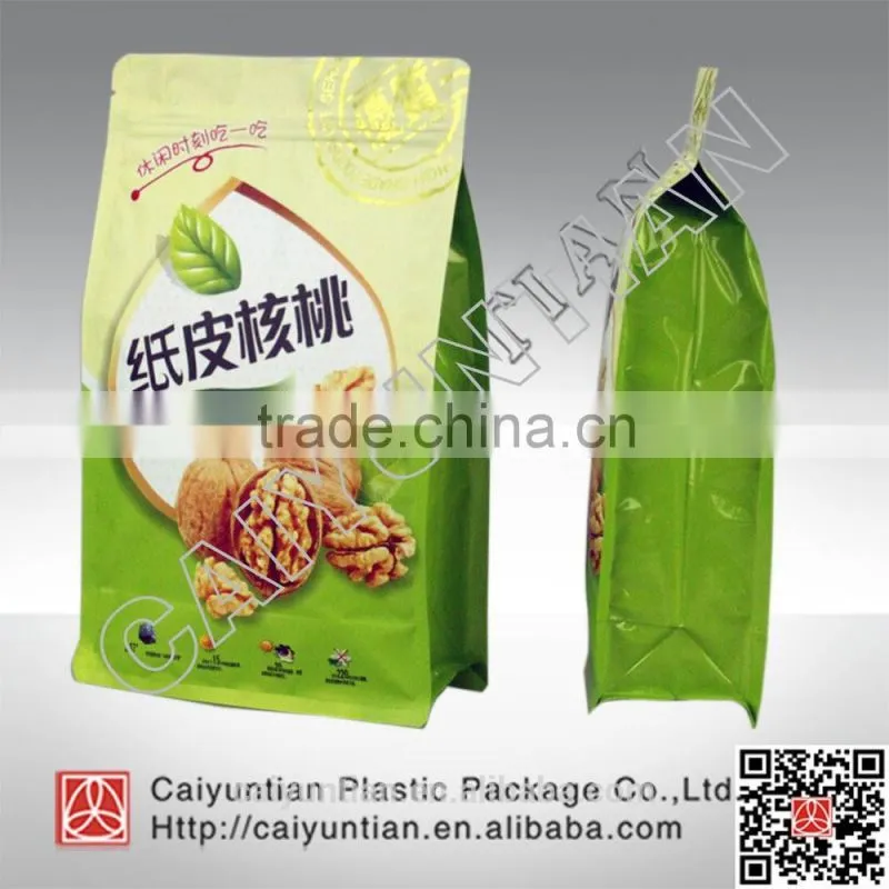 Resealable Snack Bag Stand Up Plastic Bag for Food BPA Free Reusable Pouch