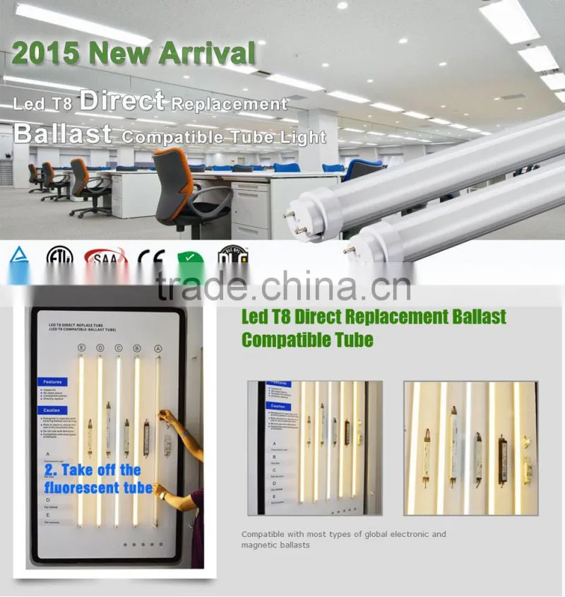 1.2m led tube 120v 277v led tube industrial light T8 6000k 277v