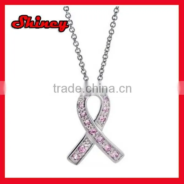 stock order !silver cheap solitaire diamond heart necklace