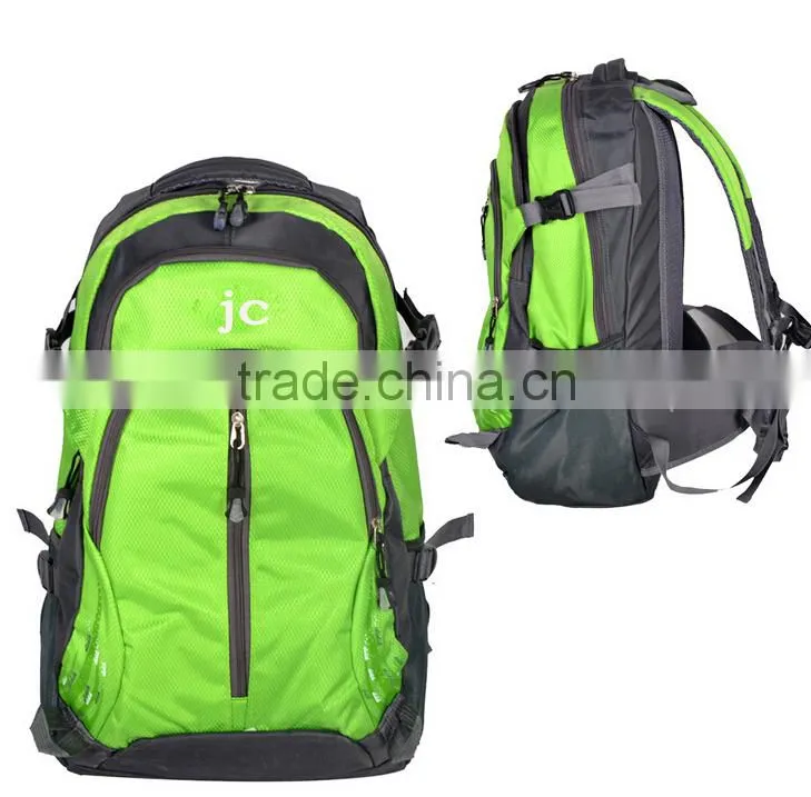 2015 Hot sale custome logo printing for hiking backpack with fashionable style