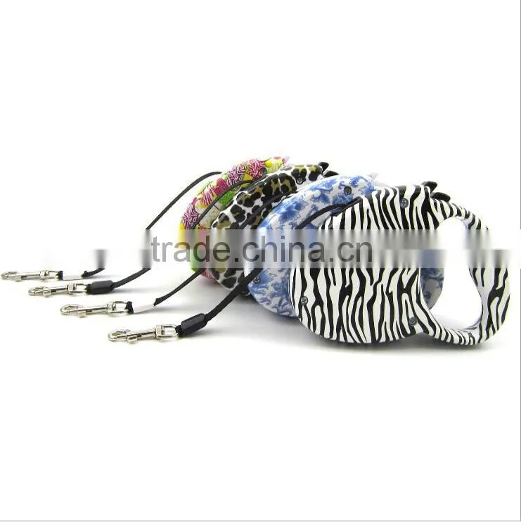 Fashionable waterproof retractable dog leash