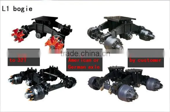 L1 truck trailer drum bogie