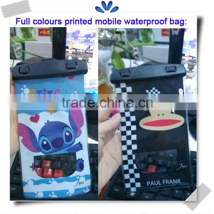 Customized mobile phone PVC waterproof bag with the color you want