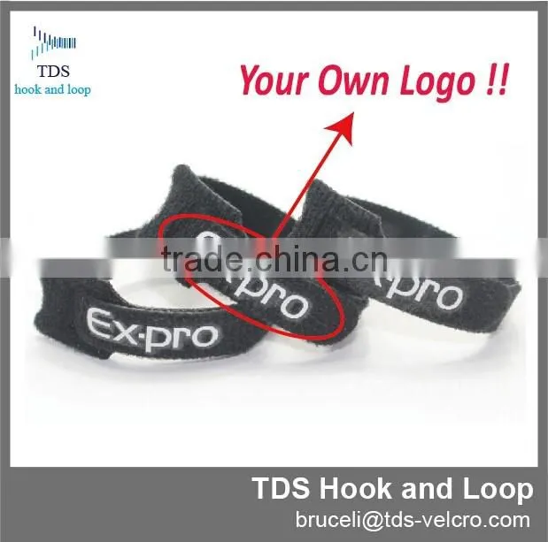 custom logo releasable cable tie