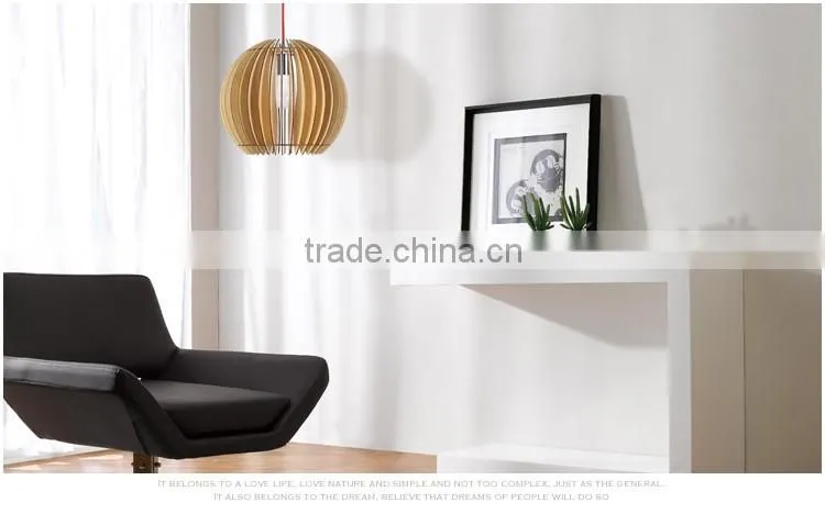 LED pendant light JK-8005B-08 Modern LED Pendant Light wooden Living Room Restaurant Bedroom Lighting