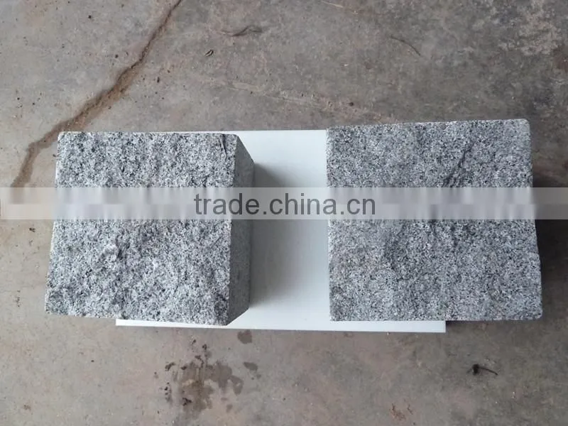 Tumbled Cheap Grey Granite Cubes Paving Stones for Sale