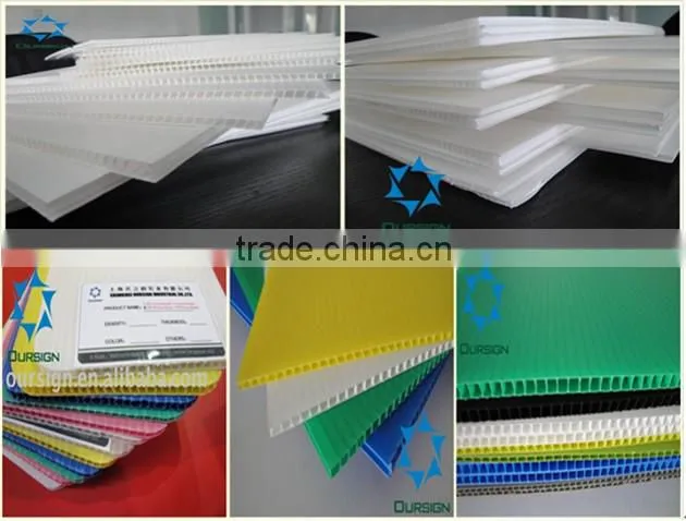 waterproof pp corrugated plastic sheet