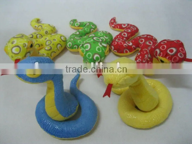 colorful 280# boa plush toys snake