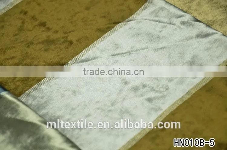 polyester yarn dyed velvet sofa fabric