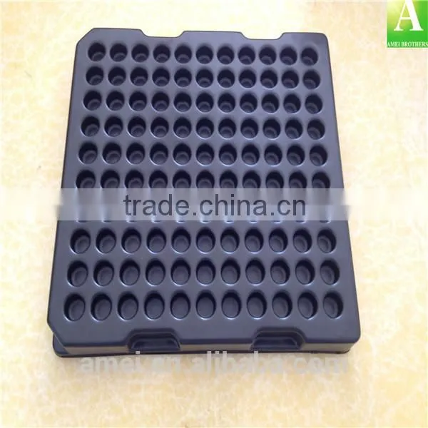 Custom made vacuum thermoform white ABS plastic machine shell