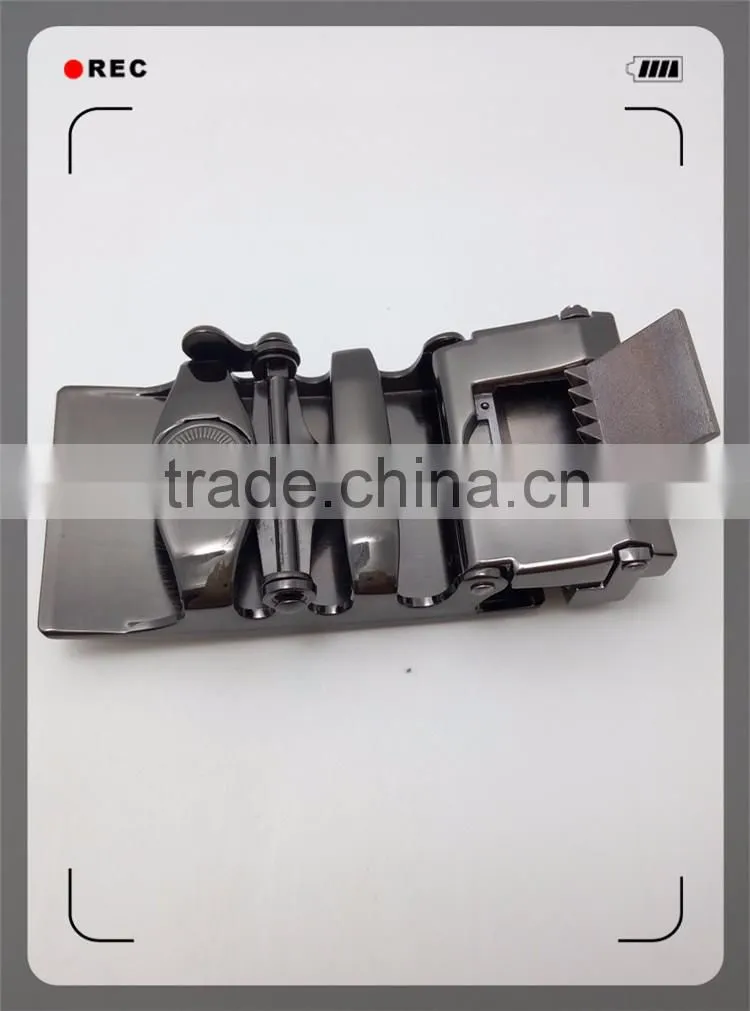 Western cowhide automatic buckle leather belt for men