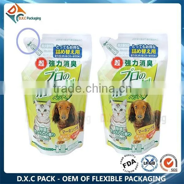 Reusable Food Spout Pouch For Rice Packaging, Rice Food Pouch Bag With Spout