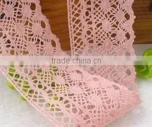 2015 wholesale fashional cotton guipure lace trim
