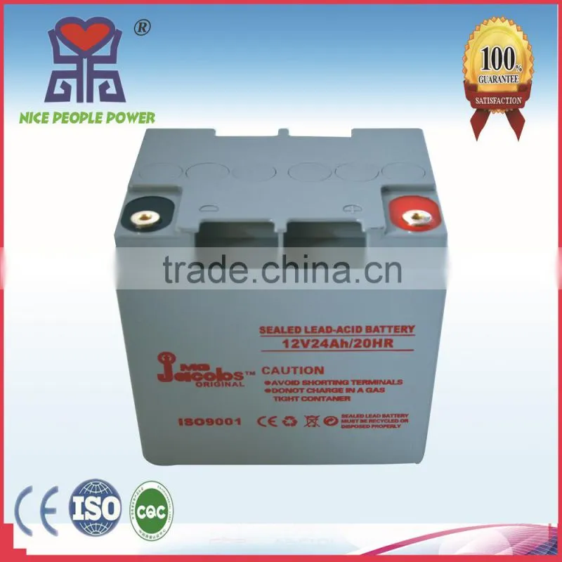 accept LC / TT payment for lead acid battery 12V24AH Nice People Power Battery