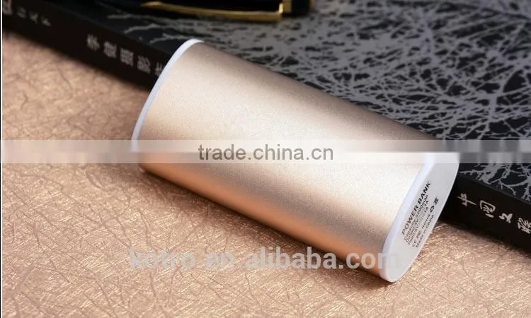 Aluminum Shell LOGO 18650 li ion 5200 mah external mobile battery charger phone power bank