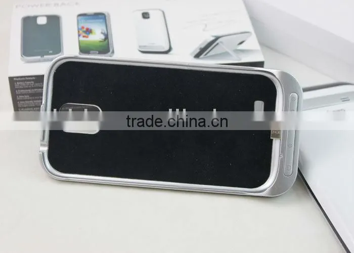 Portable rechargable battery case for galaxy S4, for samsung i9500 galaxy s4 case,3200mAh