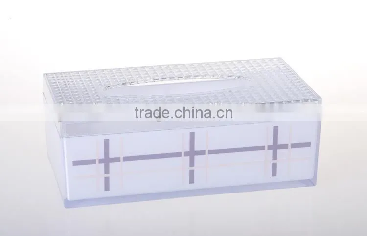 New Purple Car Plastic Tissue Box Toilet Paper Tissue Box