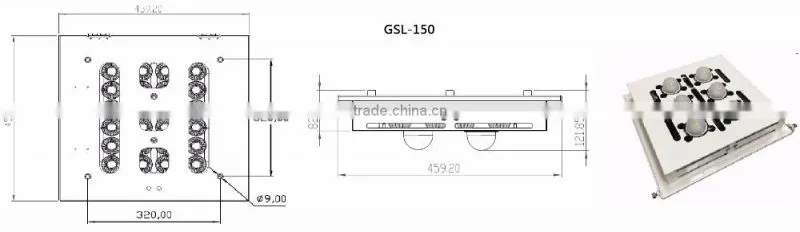 2016 New Design IP67 150W Nichia gastation water-proof light