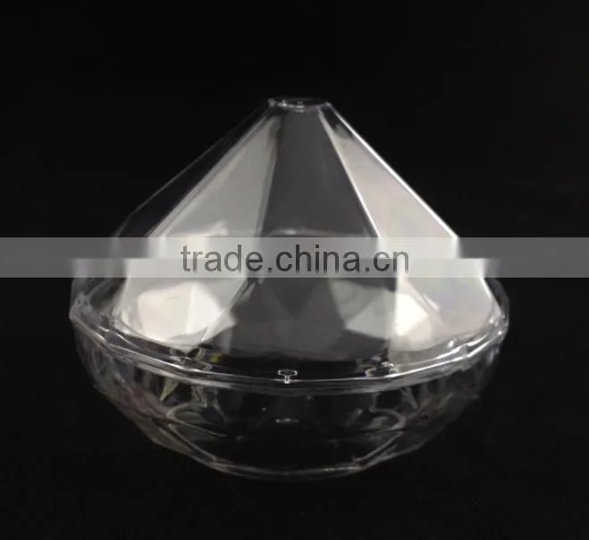 cup type plastic material diamond candy dessert cup for party