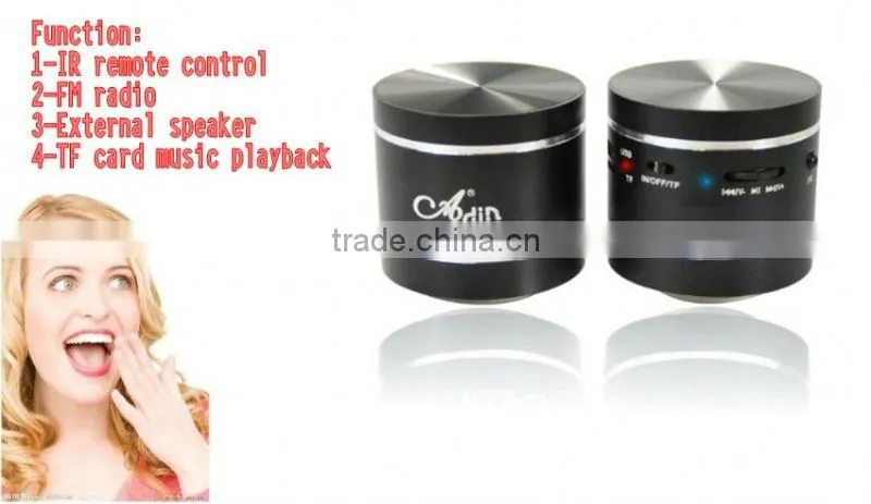 Vibration mini table singer support FM