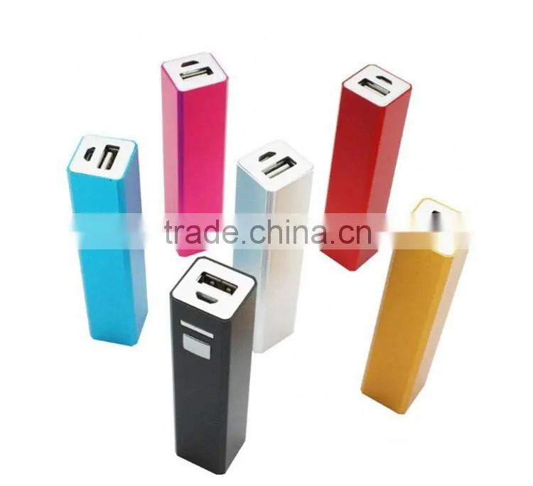 New Model Fashion Portable Power Bank With 2600mah Cargador