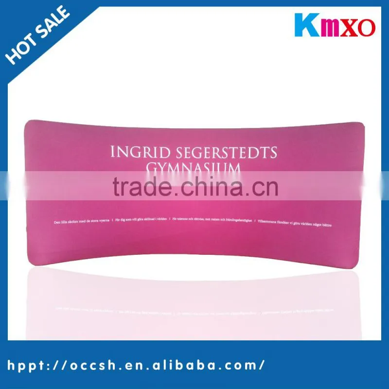 Curved tension banner Background advertising