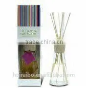 Fragrance Reed Diffuser Set with Decorative Wooden Cap