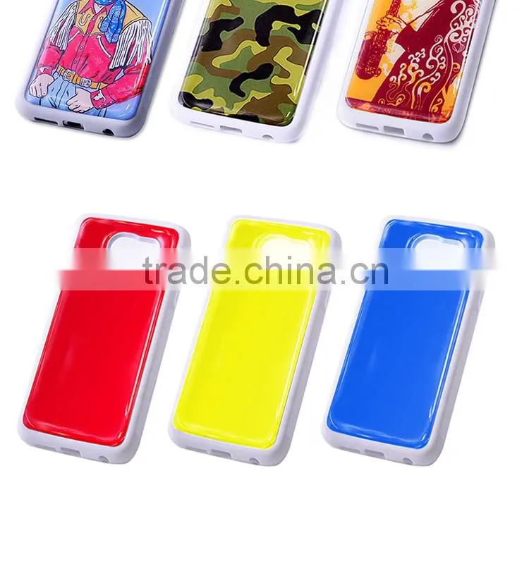 New Arrival Factory Custom Hot Sell Soft epoxy Gel TPU Case For Samsung S6 and Samsung
