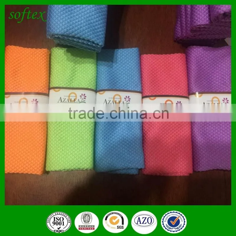 solid color kitchen microfiber cleaning towel